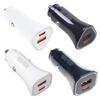 Portable 38W Double  USB Car Chargers Plastic Vehicle Chargers Simple Operate for Safe & Efficient Multiple Device Charg