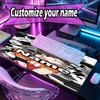 Custom Name Personalized Haikyu Pattern Mousepad, Laptop PC Desk Mat, Decorative Desk Mat for Home Keyboard Pad Gift