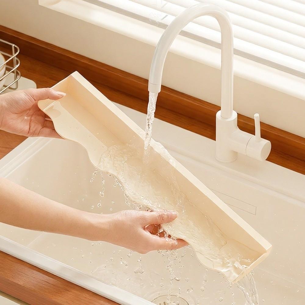 Oil-Proof Kitchen Sink Baffle Suction Cup Waterproof Baffle Water Blocking Board  Washing Dishes
