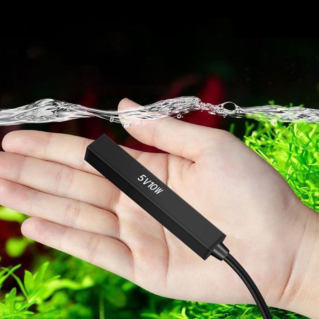 USB Mini Aquarium Heating Rod for Small Fish Tank Temperature Aquarium Heater Submersible Thermostat Heater 10w/5w