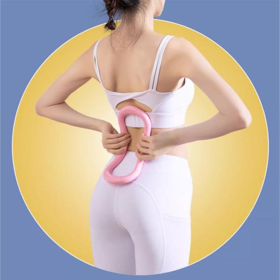 Leg Calf Yoga Ring Body Stretching Yoga Pilates Training Fitness Circle Muscles Massage Exercise Circle Home Gym Workout Equipment