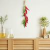 4pcs Simulated Hanging Chili Peppers Set Decorative Chili Peppers Realistic Vegetable Decoration For Kitchen And Restaurant