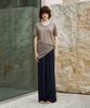 ZEROSTREET [2 Colors] Le Zero V-Neck Short Sleeve Knit & Shawl Set