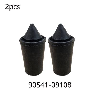 2 pezzi CUSCINETTO FERMO IN GOMMA PORTA POSTERIORE 90541-09108 Per TOYOTA Per RAV4 08-12 Nuovo