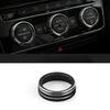 Auto Car AC Control Ring Trim Cover Car Interior Accessories For VW Tiguan Atlas T-roc Ateca FR Passat B8 Variant 2017-2019