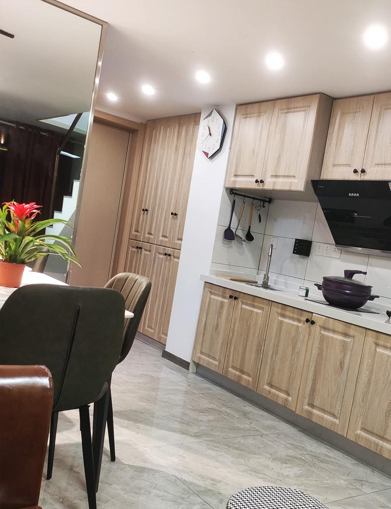 Danmukeji Ściana Nordycka Ciągła Drugi Biały Panel Drewnopodobny z Kolorową Skórą 30cm Stylowe Wnętrze Idealny do i Więcej Zegar, Stylowy, Styl,