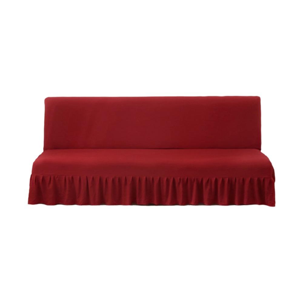 Elastic Folding Sofa Bed Cover with Skirt Sofa Slipcover Universal Couch Cover Living Room