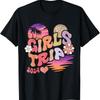 Girls Trip 2024 Retro Summer Vacation For Women Besties T Shirt