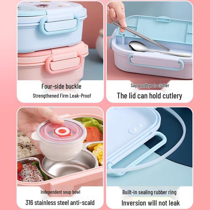 Dětský nerezový izolovaný obědový box