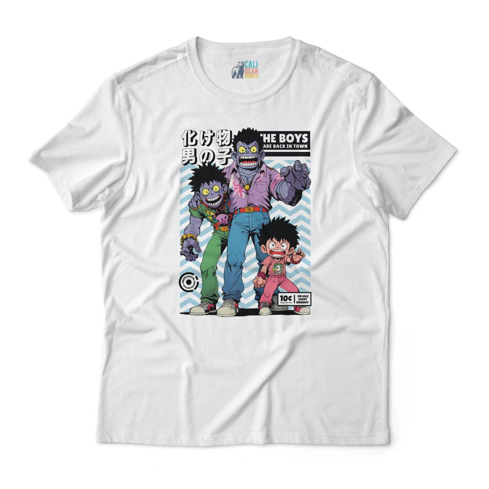 

The Boys Zombie Themed Graphic T shirt - Colorful Comic Design - Unisex XL