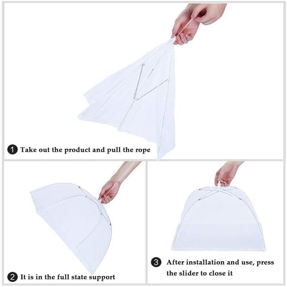 Foldable Food Cover Prevent Flies Insect Cover New Vegetables Hood  For Home