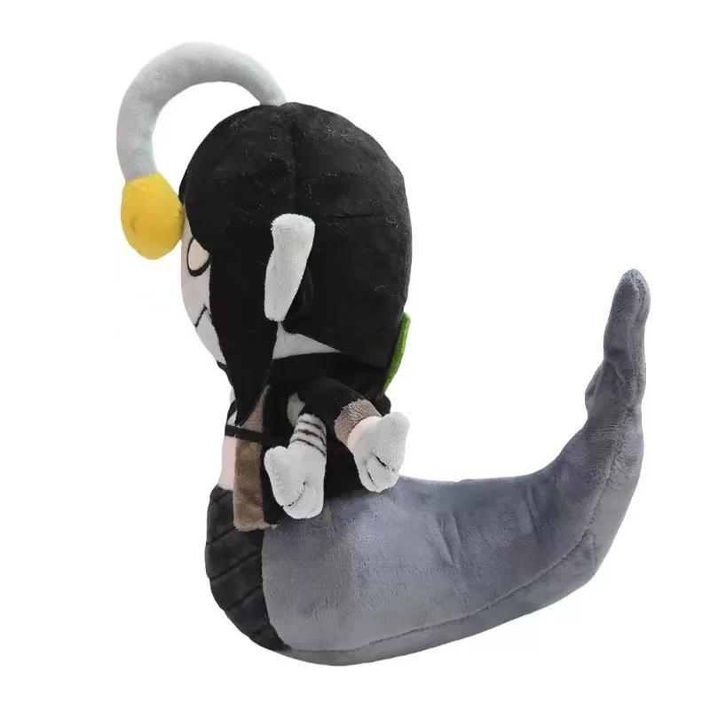 27CM Pressure Sebastian Solace Plush Anime Cute Fish Tail Animal Plush Doll Toys Creative Cartoon Style Halloween Birthday Gifts