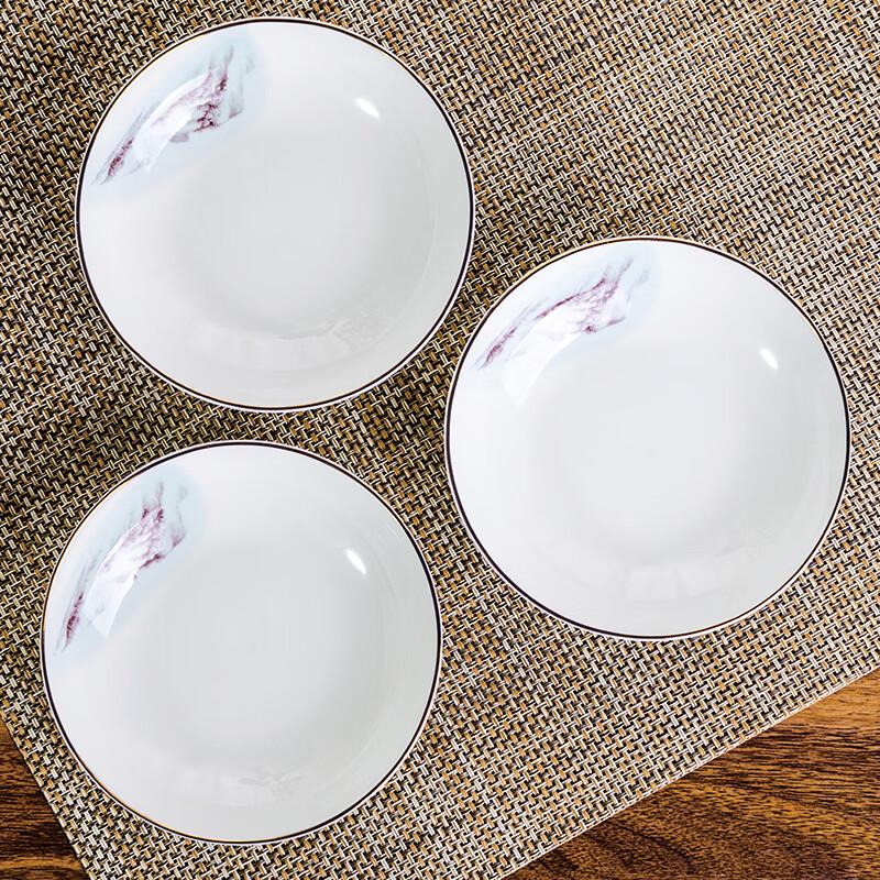 Tang Hui Chinese Style 34-Piece Bone China Dinnerware Set