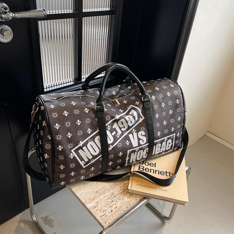 

Большая вместительная сумка для женщин 2024 года, новая повседневная сумка-мессенджер для деловых поездок, универсальная портативная сумка для путешествий на короткие расстояния чёрный