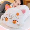 Kazuha Cat Kaedehara Plush Toy Long Pillow Stuffed Animal Doll Decoration Gift