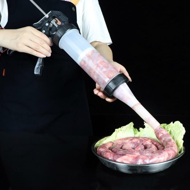 Macchina Riempitrice per Salsicce Manuale Facile da Usare Salami Maker Riempitore a Mano per Salsicce per Appassionati di Cucina