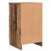 Nightstand with Drawers Rustic Wood Look 38 x 38 x 66 cm Engineered Wood