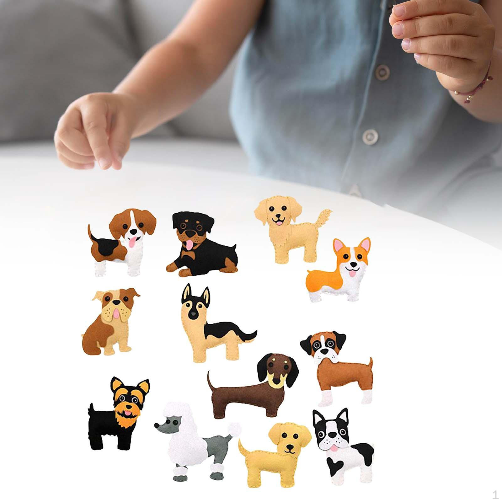 

Животные Мои первые швейные наборы Мягкие игрушки DIY Искусство Ремесло Творчество для начинающих Дети Подростки Dog