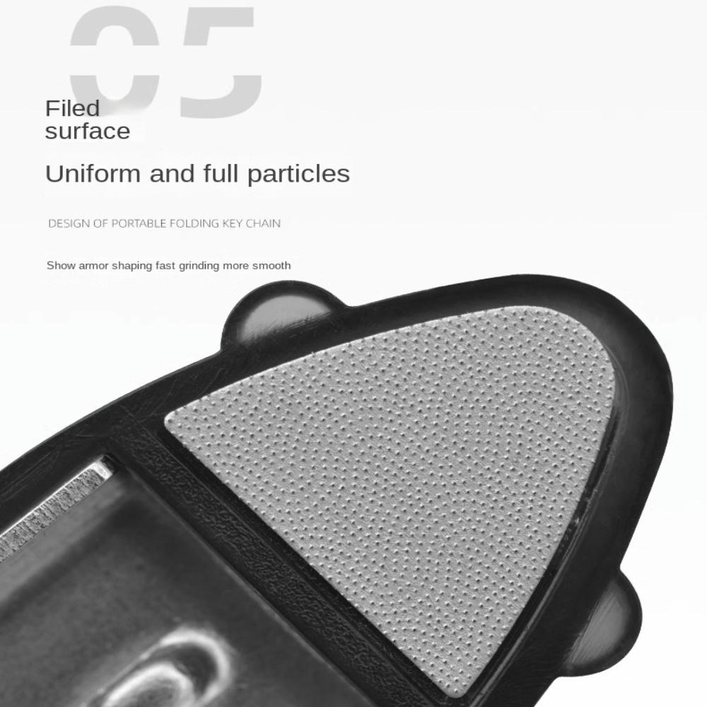 Professional Stainless Foldable Manicure Ultra-thin Durable Mini Nail Trimmer with Nail File Pedicure Tools Nail Clipper Travel