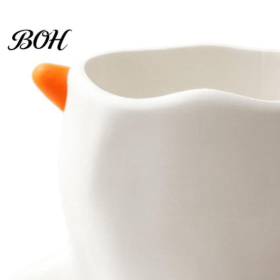 Gel Pen Storage Container Upside Down Duck Holder, 3D Printed Desk Organizer, Funny Desktop Stationery Holder for Office School, Creative Gift