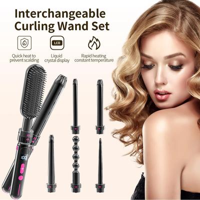 2 In 1 Professionelles Lockeneisen Haarglätter Und Lockenstab Twist Glätteisen Lockeneisen Welleneisen Stylingwerkzeuge