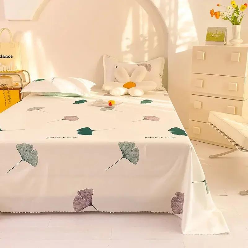 

Постельная простыня в деревенском стиле Односпальная Универсальная Матовая Матрасная Односпальная Простыня Односпальная Общежитие Двуспальная Детская Мультяшная 220x230cm