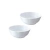 Noritake Bowls 13cm X Cher Microwave and Dishwasher Fine Porcelain (Pair) 365cc, Blanc, Safe, (Premium White), P94806/1655