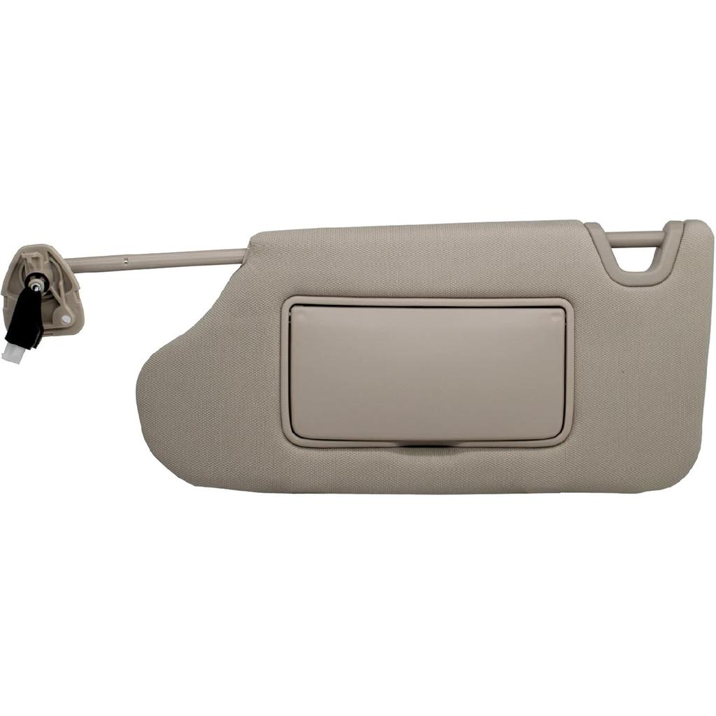 NHILES Left Driver Side Sun Visor Compatible With Nissan Altima 2013 2014 2015 2016 2017 2018 With Light, Without Sunroof 96401-3TA2A Beige