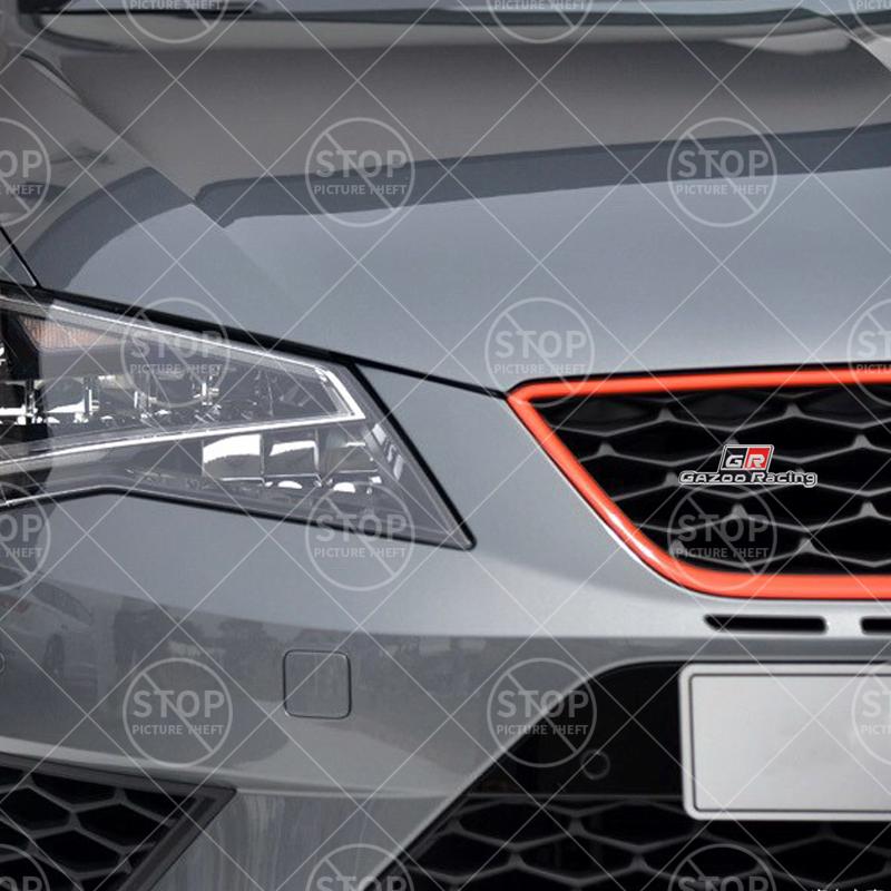 Car Sticker GR GAZOO Racing Logo 3D Decal Grille Body Side Badge Rear Trunk Emblem For Toyota Levin Corolla Camry Yaris Supra