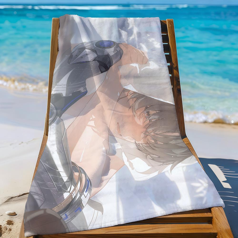 Game Xiangli Yao Wuthering Waves Towel Sports Quick Dry Travel Camping Gear Sandproof Soft Light Large Beach Towel