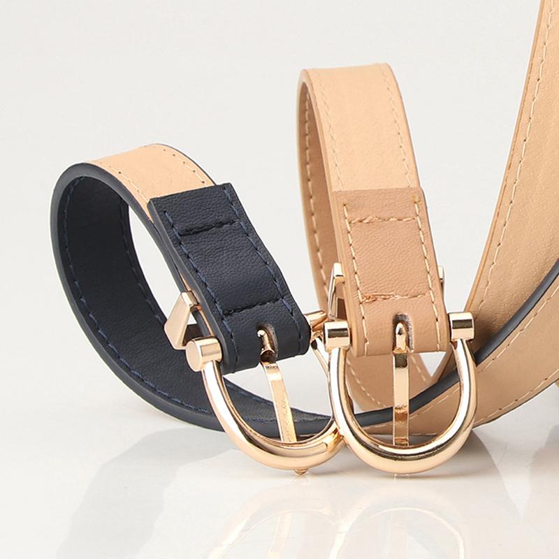 Leather Female Belt Strap Black Brown Green Women Belts Ladies Dress Belt Girls