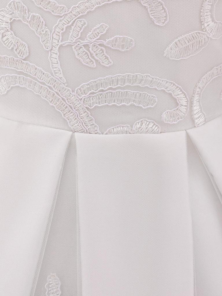 2026 New Girls' Lace Embroidered Princess Ball Gown Wedding Dress for Performances