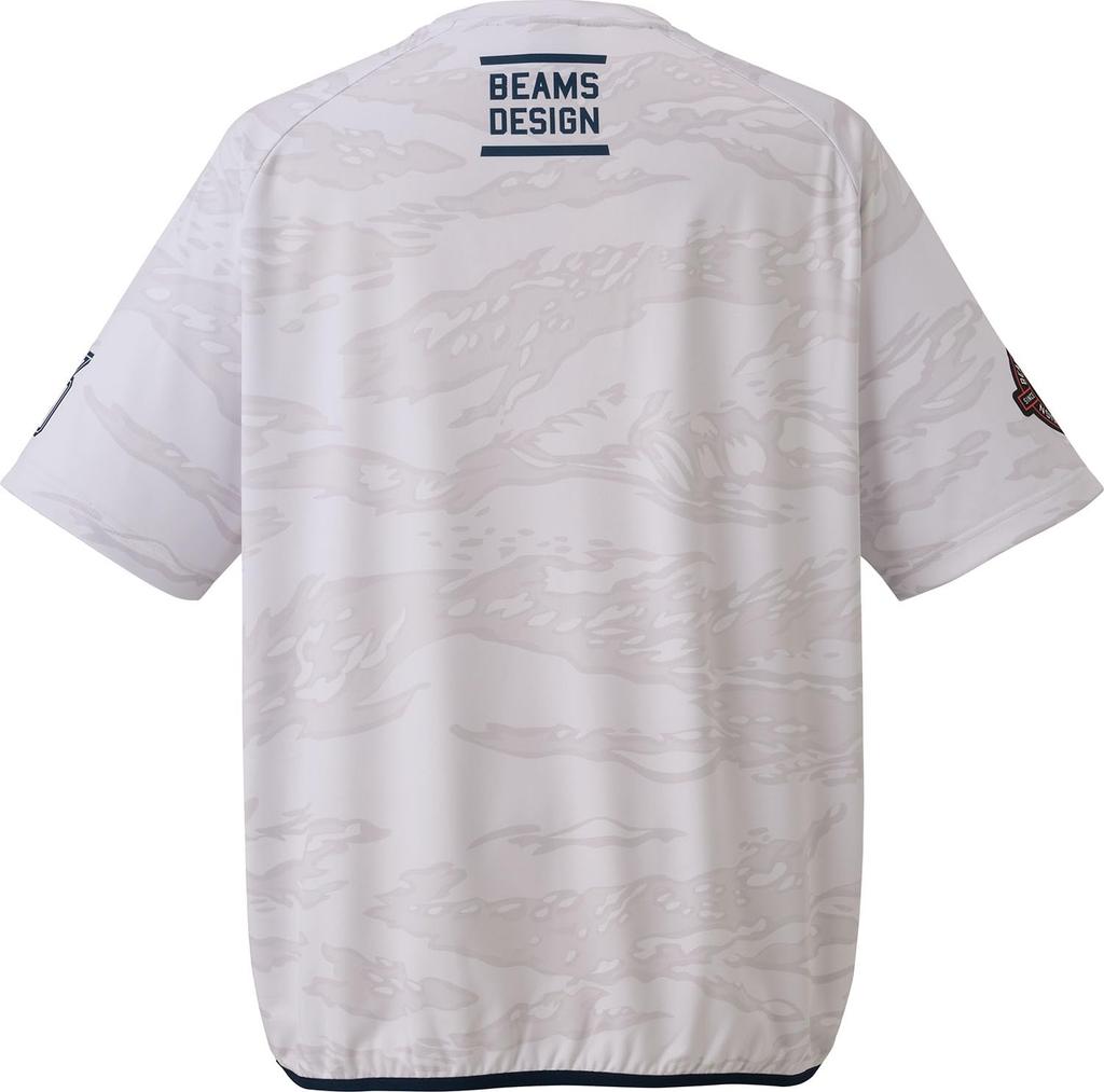 ZETT Baseball ZETT by BEAMS DESIGN Layer Gray Size BOT77606 Top, Shirt, (1500), L,