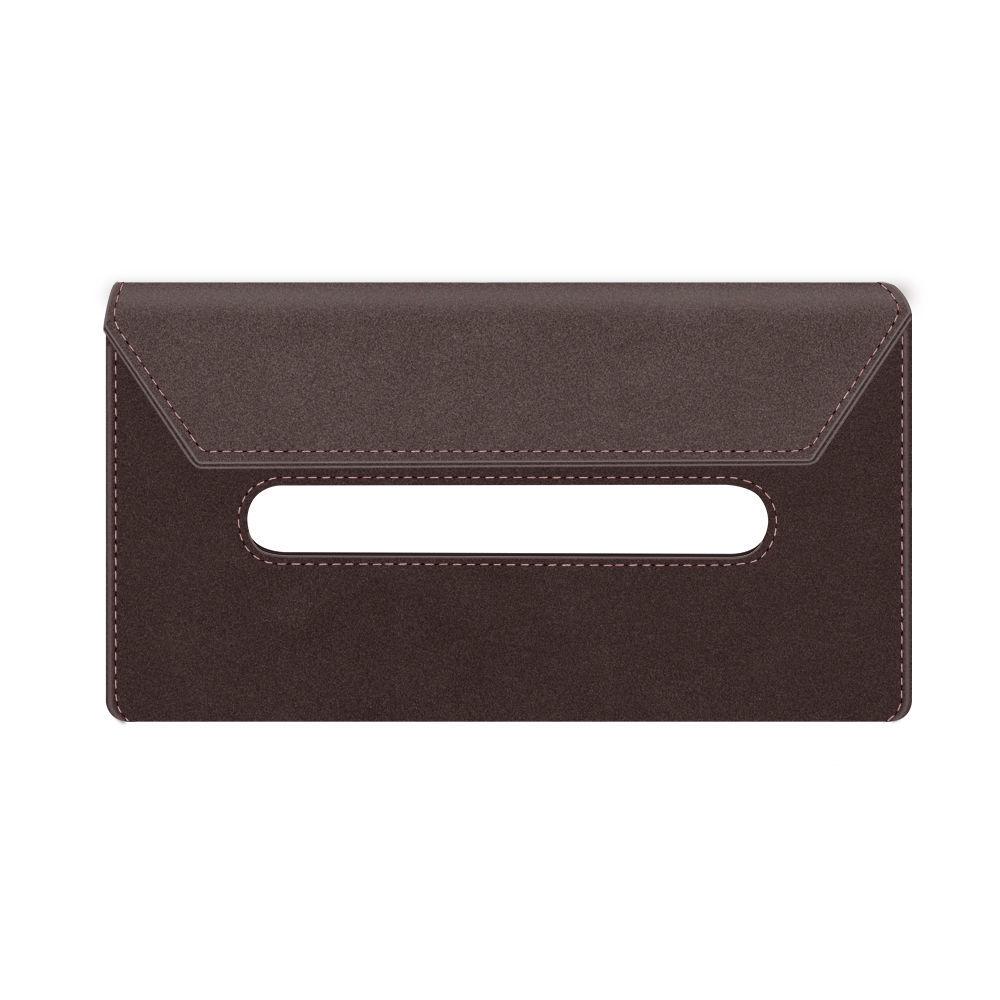 Universal Car Sun Visor Hanging Tissue Box - High-End Interior Napkin Holder