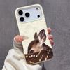 Lace Moose Phone Case For IPhone 16 15 14 13 12 11 Pro Max 17 14 Plus 16e Soft Shockproof Bumper Silicone Back Cover