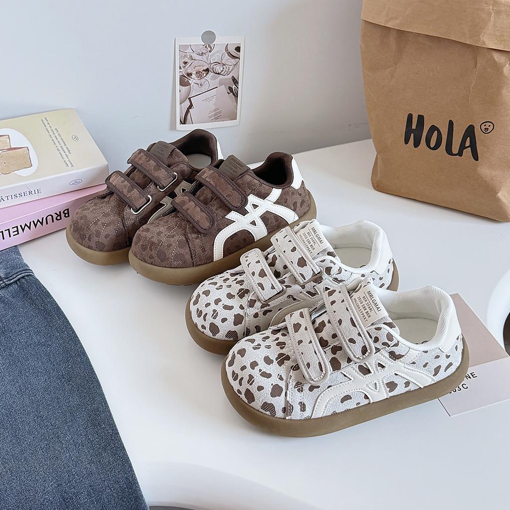 Leopard print casual shoes autumn and winter new versatile casual cute sports board shoes Forrest Gump shoes tide