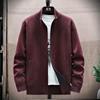Herren Herbst Winter Zopfmuster Reißverschluss Cardigan - Dickes Warmes Lässiges Pullover für Männer
