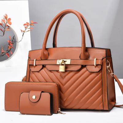 New Mother and Child Bag Corrugated Fashion Handbag Versatile Casual Shoulder Bag Messenger Bag