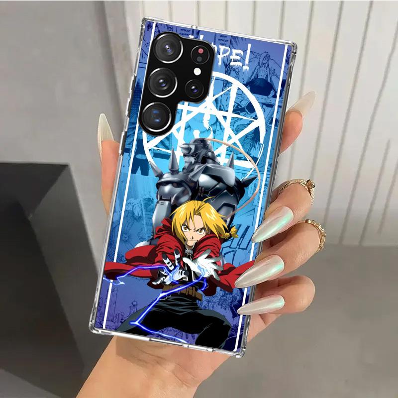 

Чехол для телефона с аниме Fullmetal Alchemist для Samsung Galaxy S25 S24 S23 Ultra S22 S21 Plus S20 FE S10 + S10E S25U Мягкий чехол с принтом S Samsung S23
