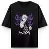 Jujutsu Kaisen Gojo Satoru Anime T Shirt 2025 Summer New Black Mens Cotton T Shirt Streetwear Casual Otaku Graphic Tee Popular