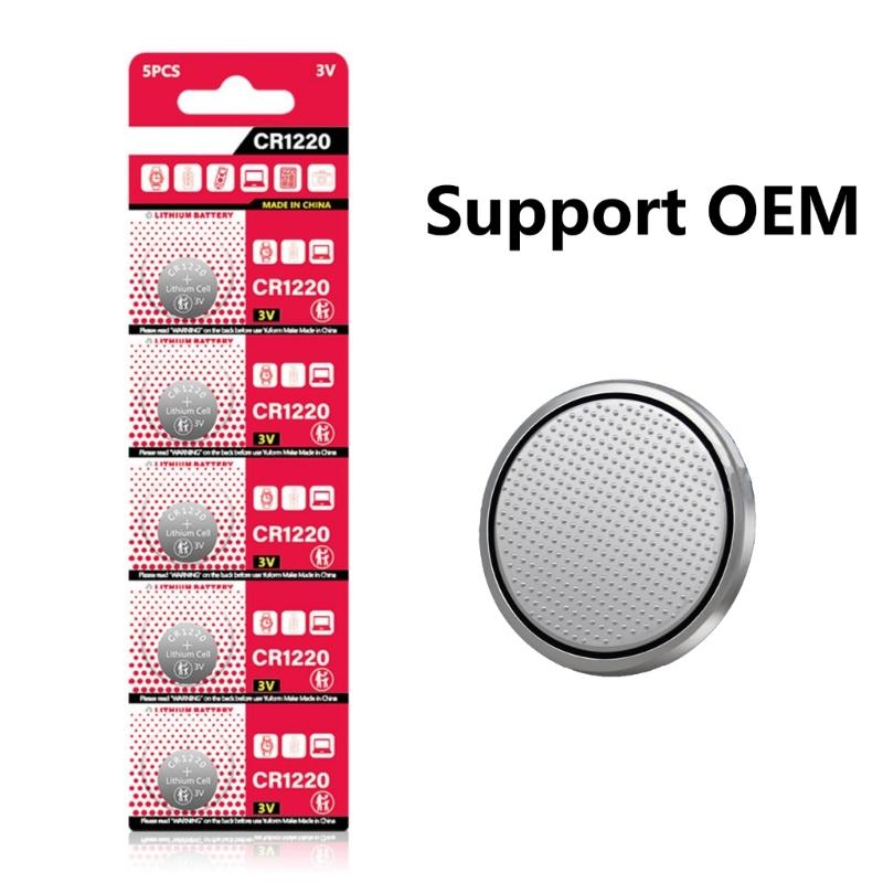 Pack Of 10 DL1220 BR1220 ECR1220 LM1220 KCR1220 L04 3V Lithium Button Cell Batteries for Toys Clocks Remotes and More