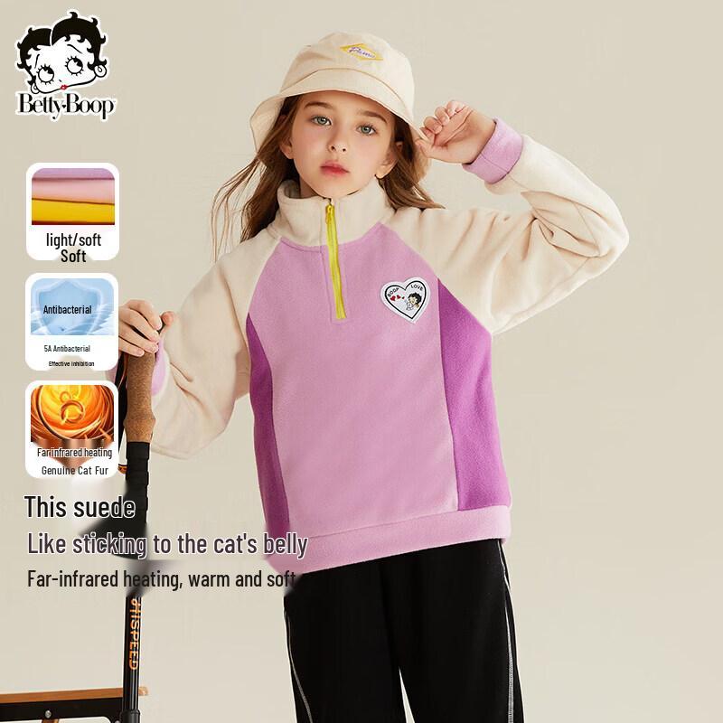 Girls' Fleece-Lined Thermal Pullover Set