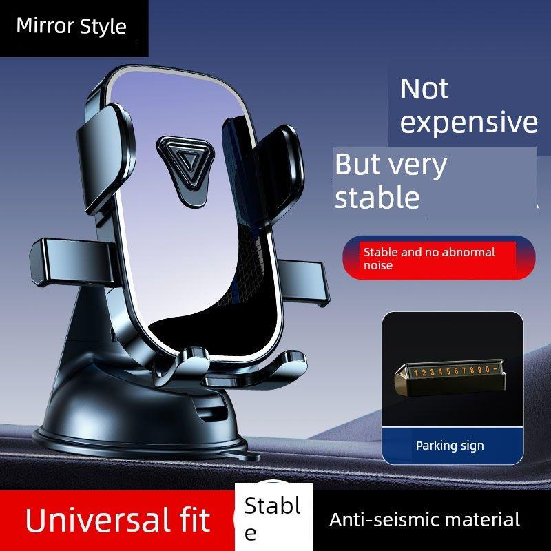 New Model Mobile Phone Car Mount, Suction Cup Type Dashboard Car Navigation Holder with Strong Suction and Printed Logo