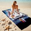 1pc Taylor Swift2 Beach Towel, Comfortable and Thick, and Swimming/Bath/Picnic/Camping Towel, Suitable for Seaside Beaches