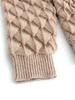 Women's V-neck Long Sleeve Knit Sweater Pullover for Spring and Autumn