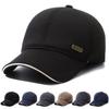 Autumn Winter Men's Velvet Baseball Cap Middle-Aged Cap Elderly Outdoor Thick Warm Ear Protection Cotton Cap