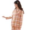 Pajamas Women's Spring and Autumn Models Pure Cotton Long-sleeved Women's Models New Cotton Thin Models Can Be Worn Outside Loungewear Set 19