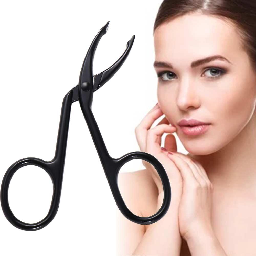 Eyebrow Plucking Makeup Eye Brow Clips Eyebrow Scissors Tweezers Eyebrow Pliers Lash Hairs Puller