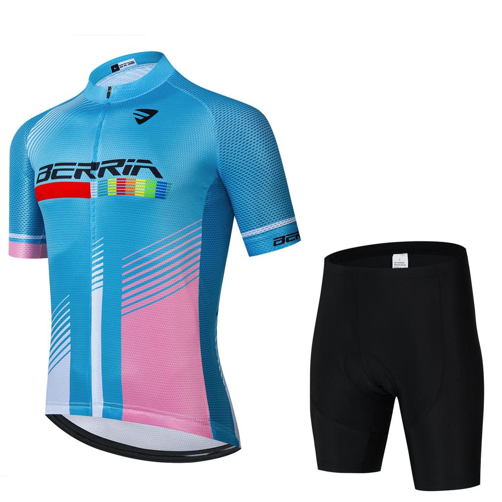Cycling Suit Men's and Women's Summer Short-sleeved Road Bike Mountain Bike Breathable Bicycle Suit 2026 Summer Breathable Cycling Suit