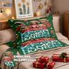 3pcs Christmas K-Pop Demon Hunters Print coreless Bedding Set Soft Dormitory Bedroom Multiple Sizes Machine Washable